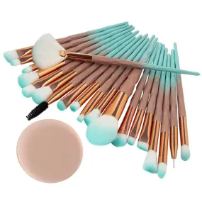 20 Pcs Diamond Makeup Brushes Powder Set