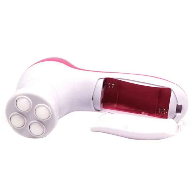 5 In 1 Electric Face Wash Brush Facial Cleansing Device Pore Cleaner Body Skin Cleaning Mini Beauty Massager