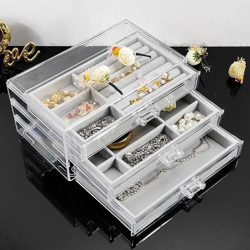 Acrylic Drawer Jewelry Organizer