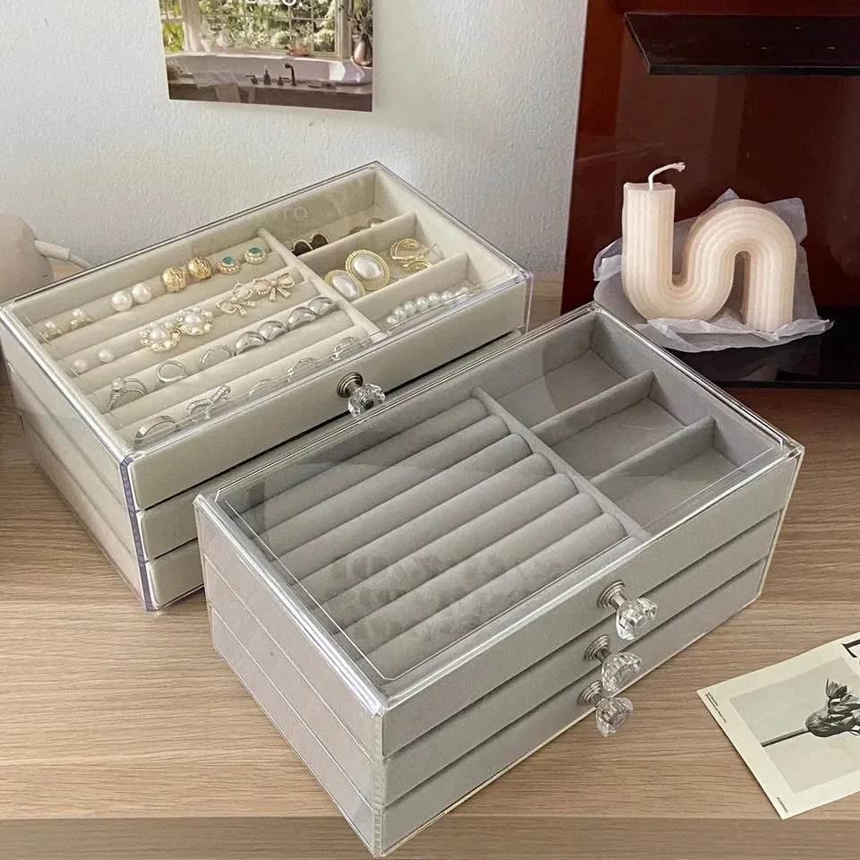 Acrylic Drawer Jewelry Organizer