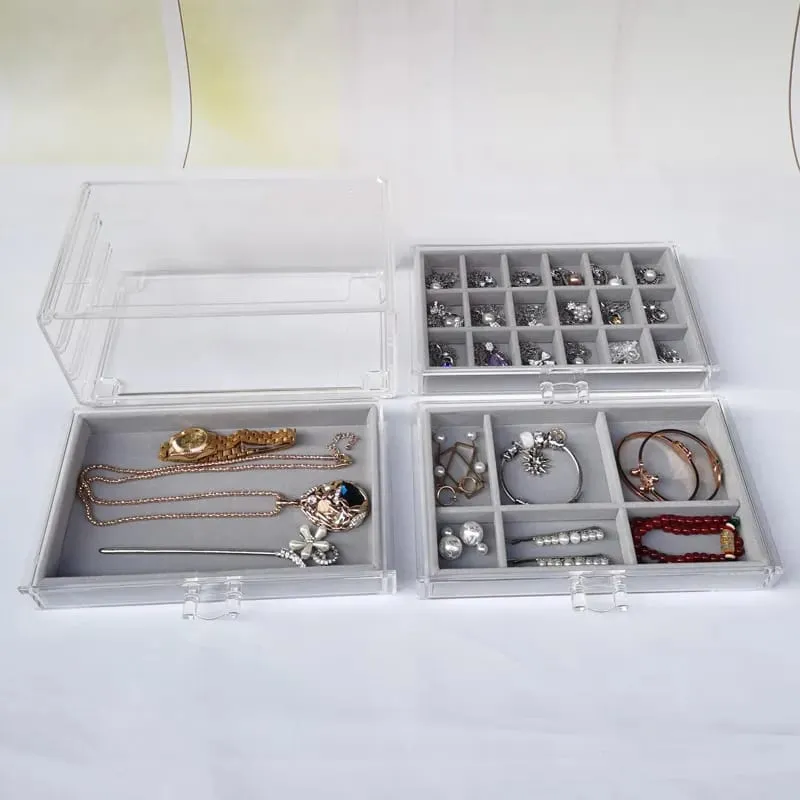Acrylic Drawer Jewelry Organizer