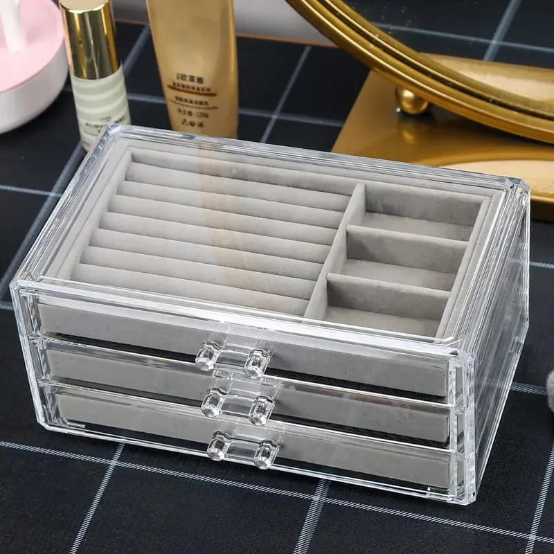 Acrylic Drawer Jewelry Organizer
