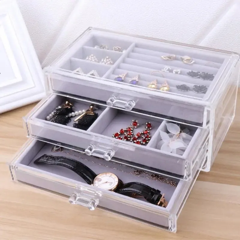 Acrylic Drawer Jewelry Organizer