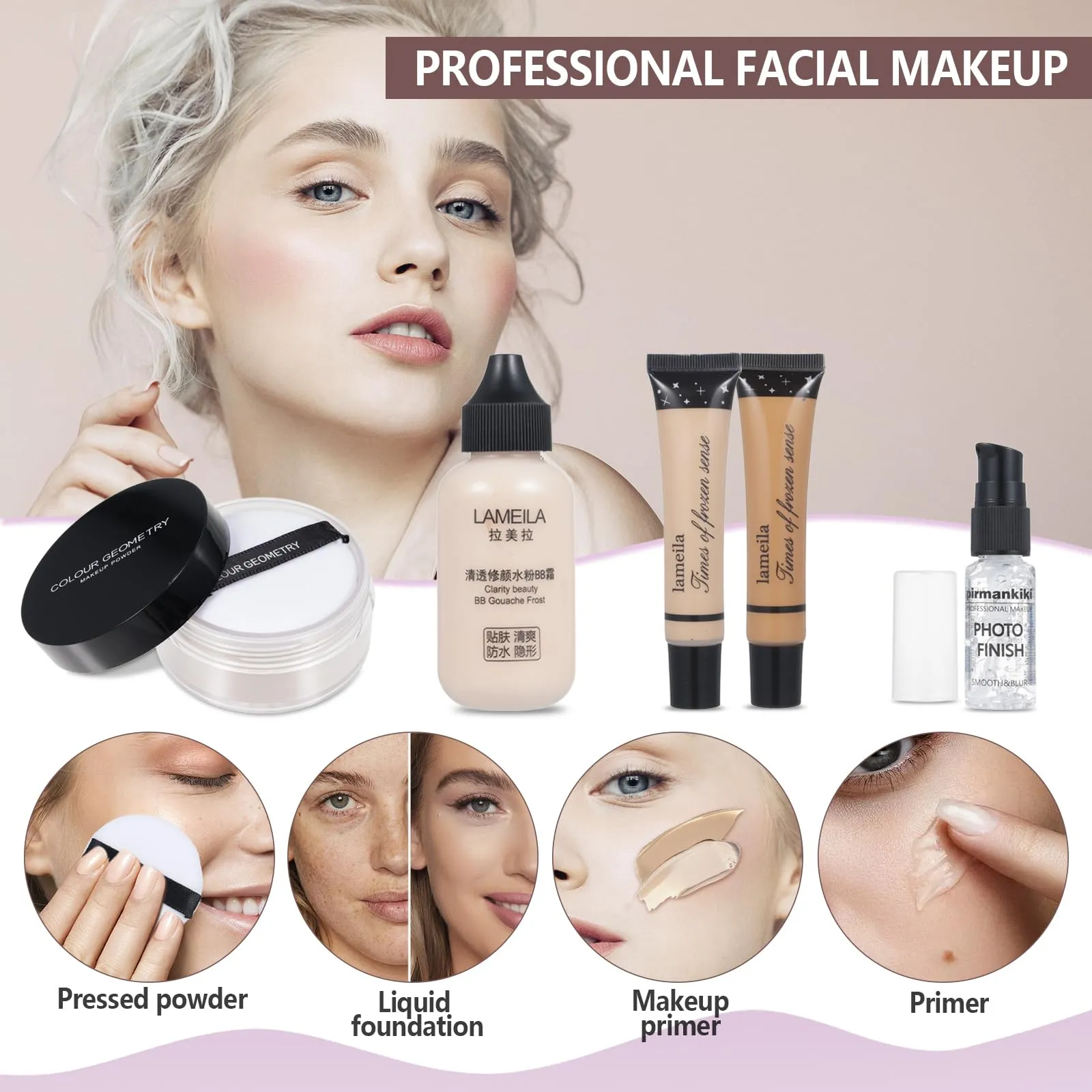 All-in-One Makeup Kit for Travel & Professionals