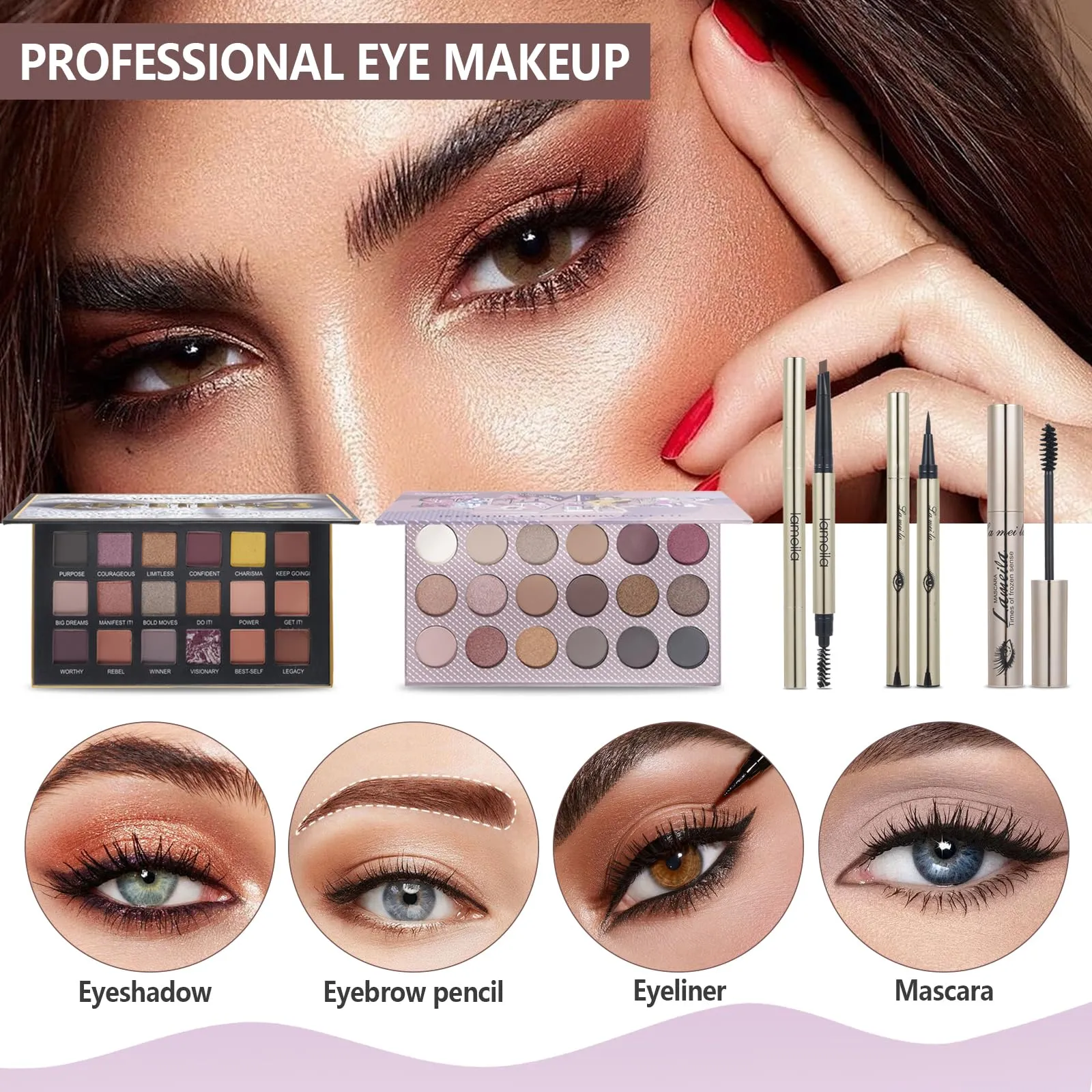 All-in-One Makeup Kit for Travel & Professionals