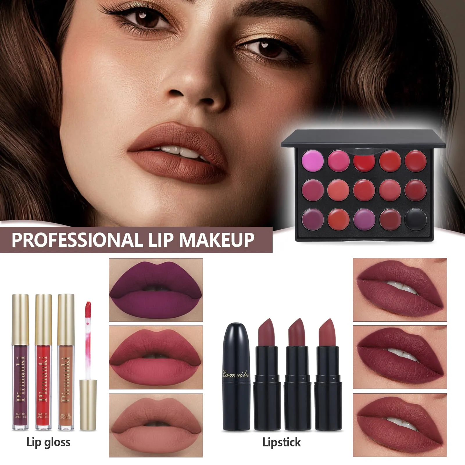 All-in-One Makeup Kit for Travel & Professionals