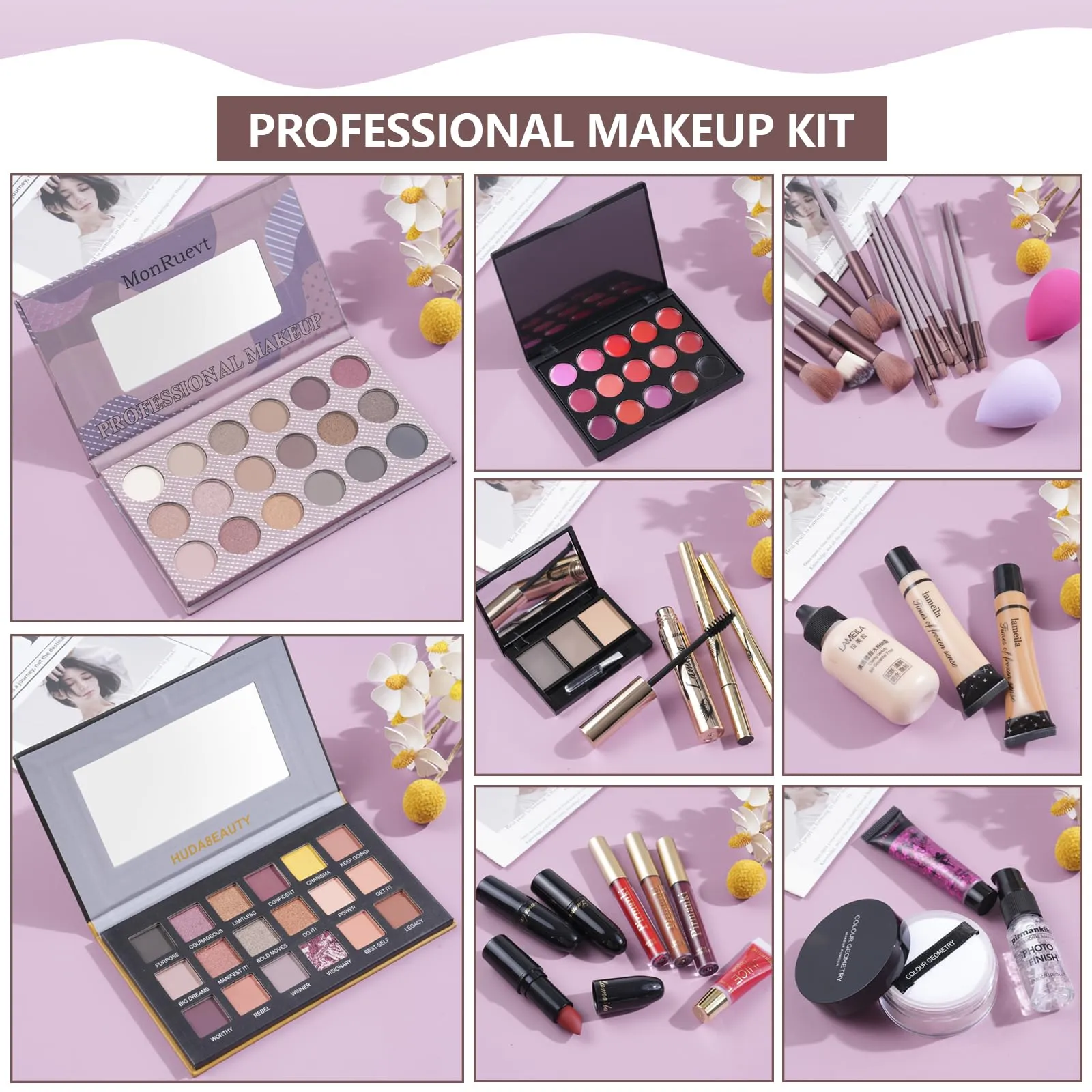 All-in-One Makeup Kit for Travel & Professionals