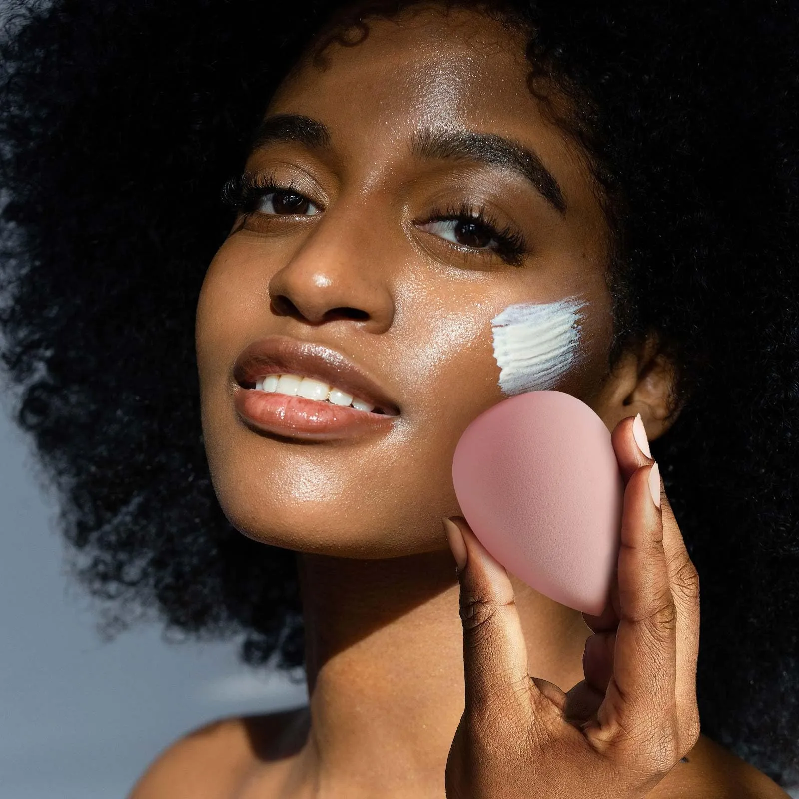 Beauty Blender Makeup Sponge, 5 Counts One Packing, Blender Liquid Foundation,Powders and Creams,Streak Free/Latex-Free/Cruelty-Free &Vegan(Water Drip)