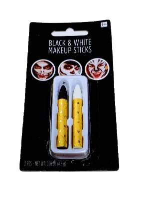 Black & White Makeup Sticks | 2pcs
