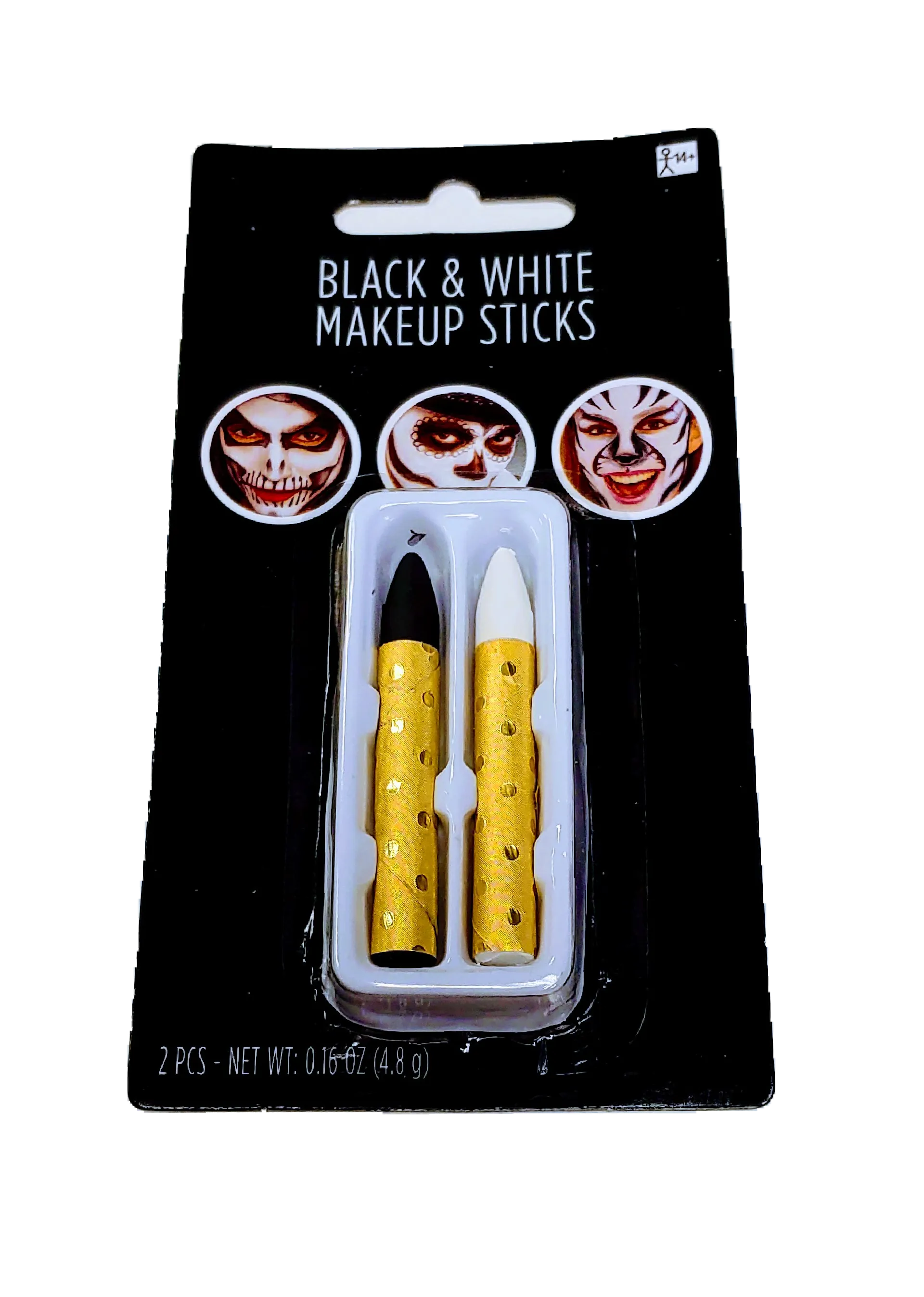 Black & White Makeup Sticks | 2pcs