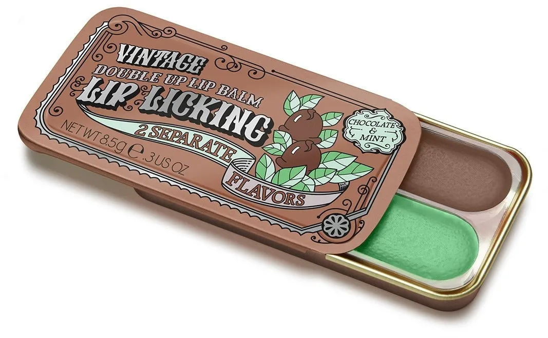 Chocolate & Mint Double Up Lip Licking Flavored Lip Balm