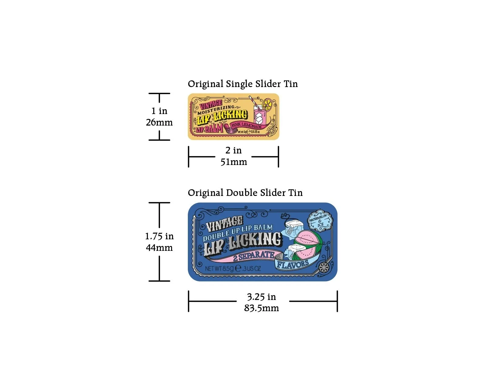 Chocolate & Mint Double Up Lip Licking Flavored Lip Balm