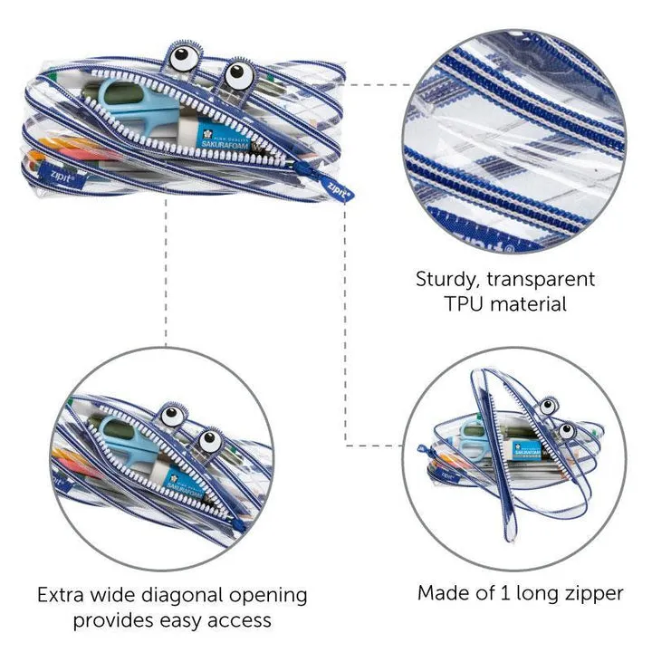 Clear Monster Pouch-CMP-1-Rainbow