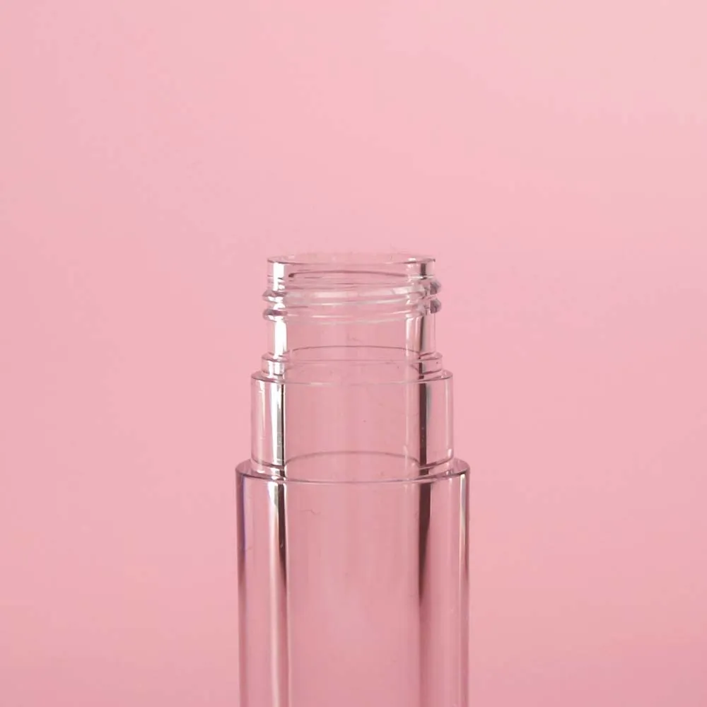 COSIDEA 14pcs Empty 6ml big brush chunky lip gloss tubes lip gloss tubes for DIY lip gloss,Silver lipgloss containers