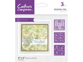 Crafter's Companion Stencils - Seasonal Trio