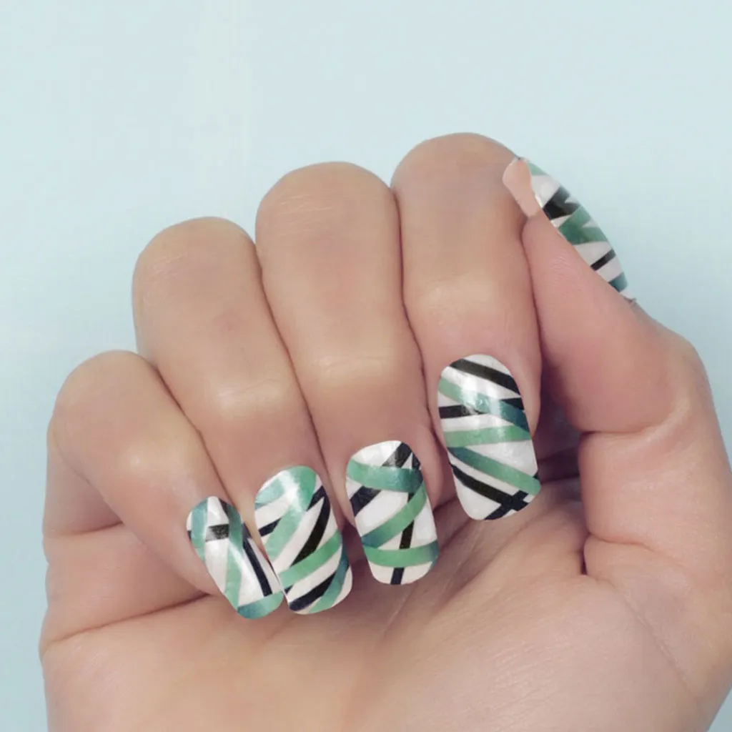 Cross The Line Nail Wraps