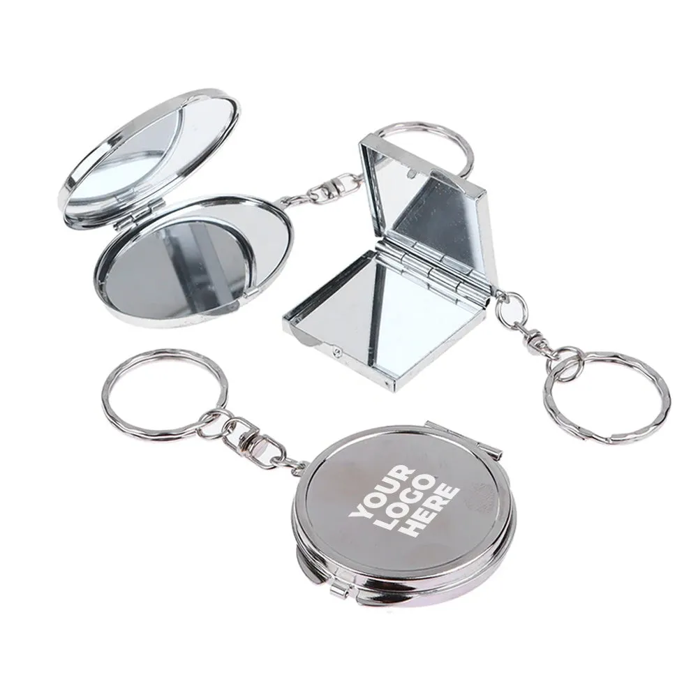 Custom Logo Mini Mirror Keychain