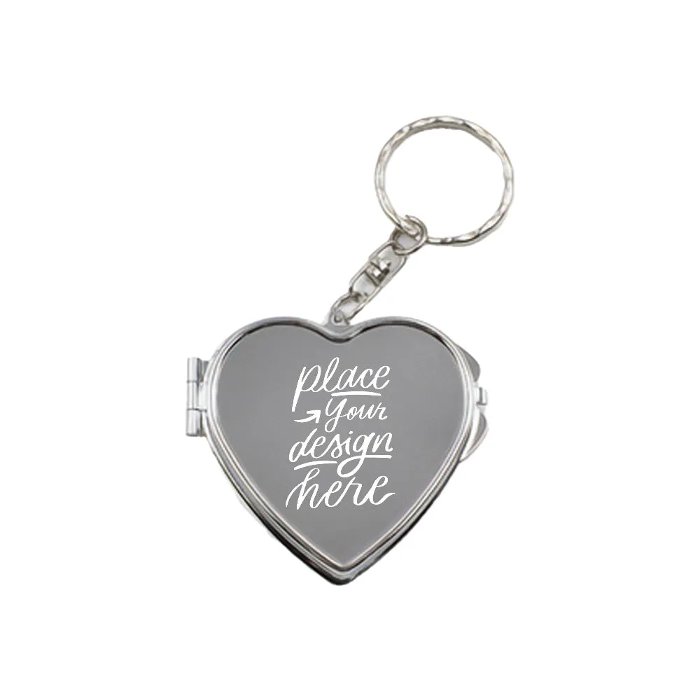 Custom Logo Mini Mirror Keychain