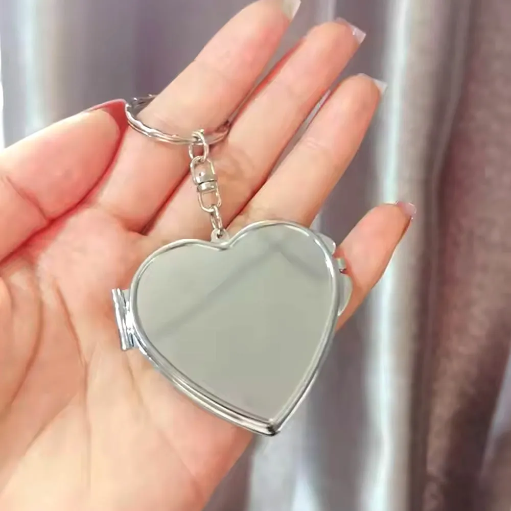 Custom Logo Mini Mirror Keychain
