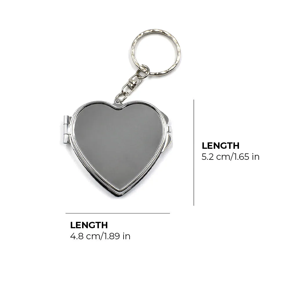 Custom Logo Mini Mirror Keychain