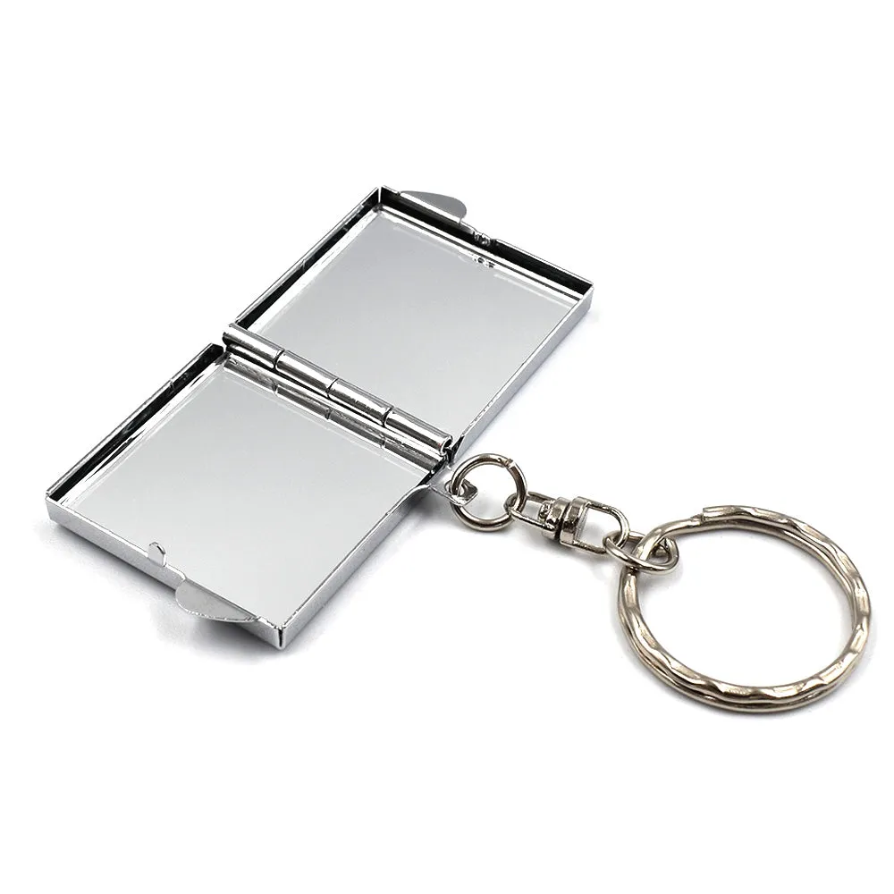 Custom Logo Mini Mirror Keychain