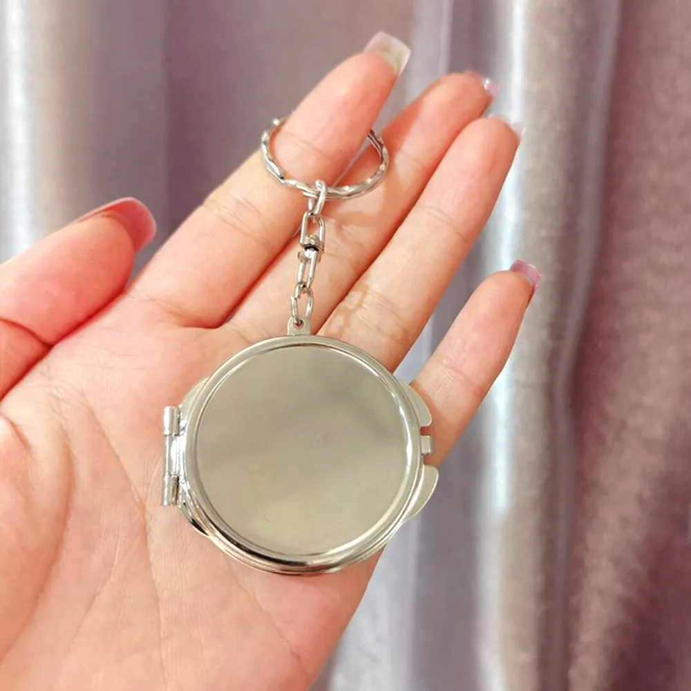 Custom Logo Mini Mirror Keychain
