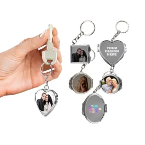 Custom Logo Mini Mirror Keychain