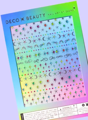 Deco Beauty Nail Art Stickers - Sparkle