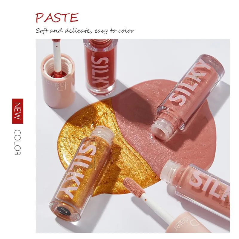 DIARO Lip Gloss, Mirror Lip Glow Oil, Moisturize Lasting Ultra-Shine, Liquid Lipsticks has a Glassy Texture Long Lasting Moisturizing Non-sticky, Moisturizing Lip Plumping Gloss