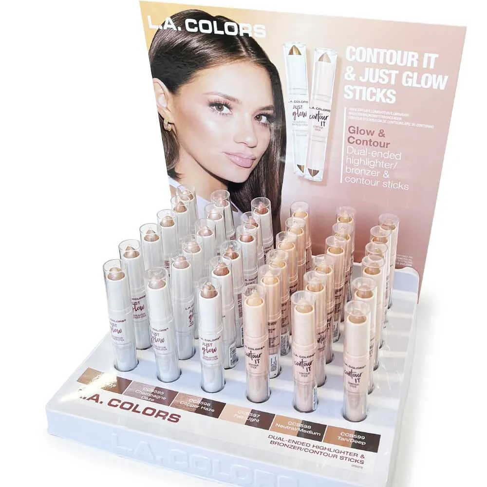 Dual-ended Highlight and Bronzer Sticks & Contour Sticks (36 units)