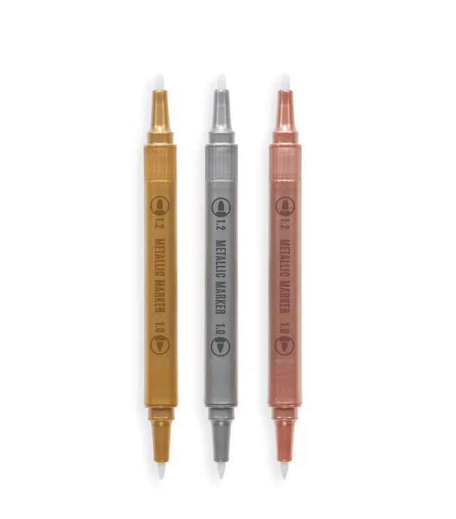 Dual Tip Metallic Markers