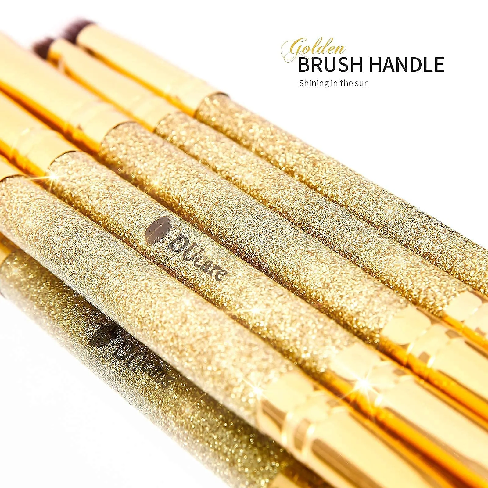 DUcare Duo End Foundation Powder Buffer Contour Brushes 2PCS   Eyeshadow Brush Set 5pcs