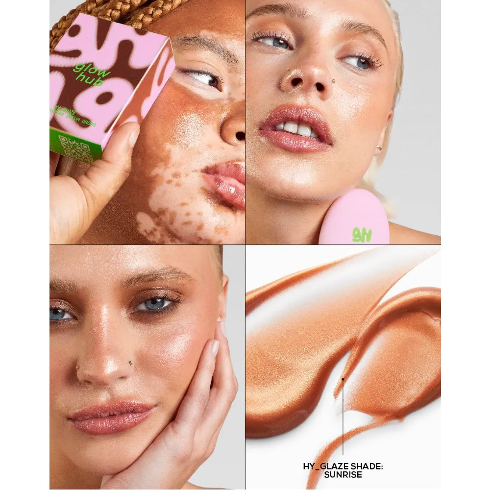 Glow Hub Hy Glaze Face Frosting Serum Drops 40ml