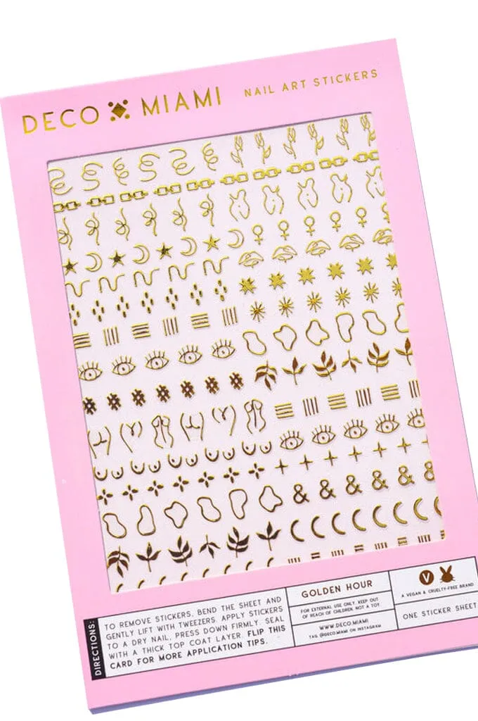 Golden Hour | Nail Art Stickers