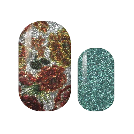 Grandma's Couch Glam Nail Wraps