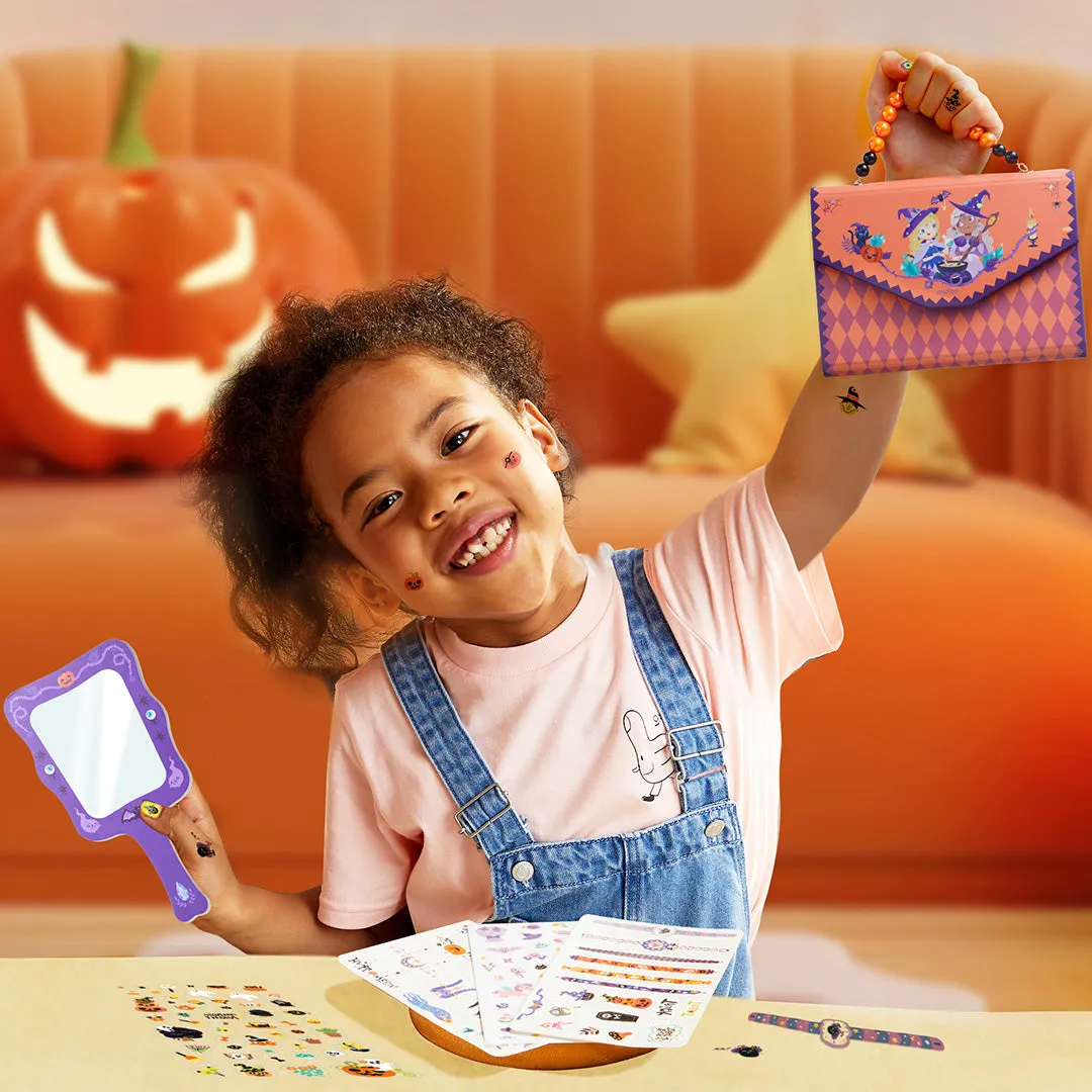 Halloween Dress Up Sticker Pack: Temporary Tattoos, Nail Stickers & More 1000P