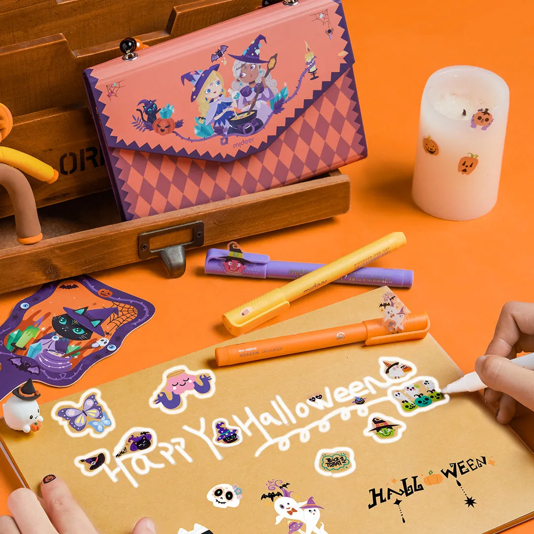 Halloween Dress Up Sticker Pack: Temporary Tattoos, Nail Stickers & More 1000P