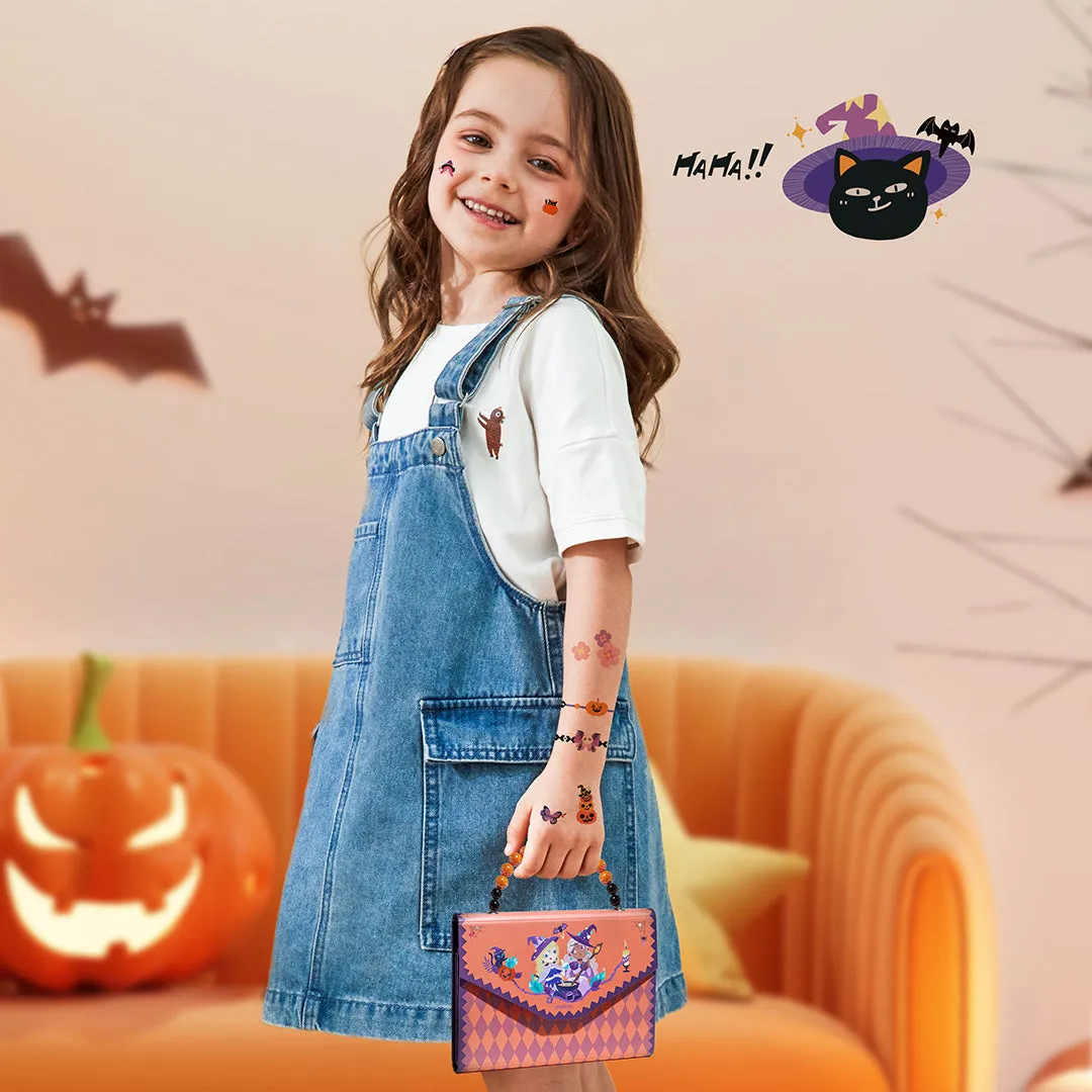 Halloween Dress Up Sticker Pack: Temporary Tattoos, Nail Stickers & More 1000P