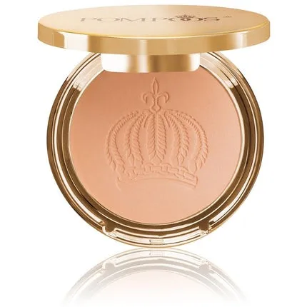 Harald Glööckler Pompöös Cosmetics Compact Powder with Makeup Puff Pressed Face Powder No. 03 Medium 9 g