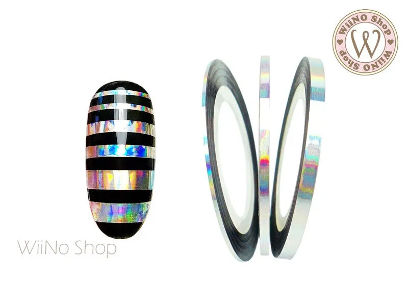 Holographic Rainbow Nail Art Striping Tapes Line