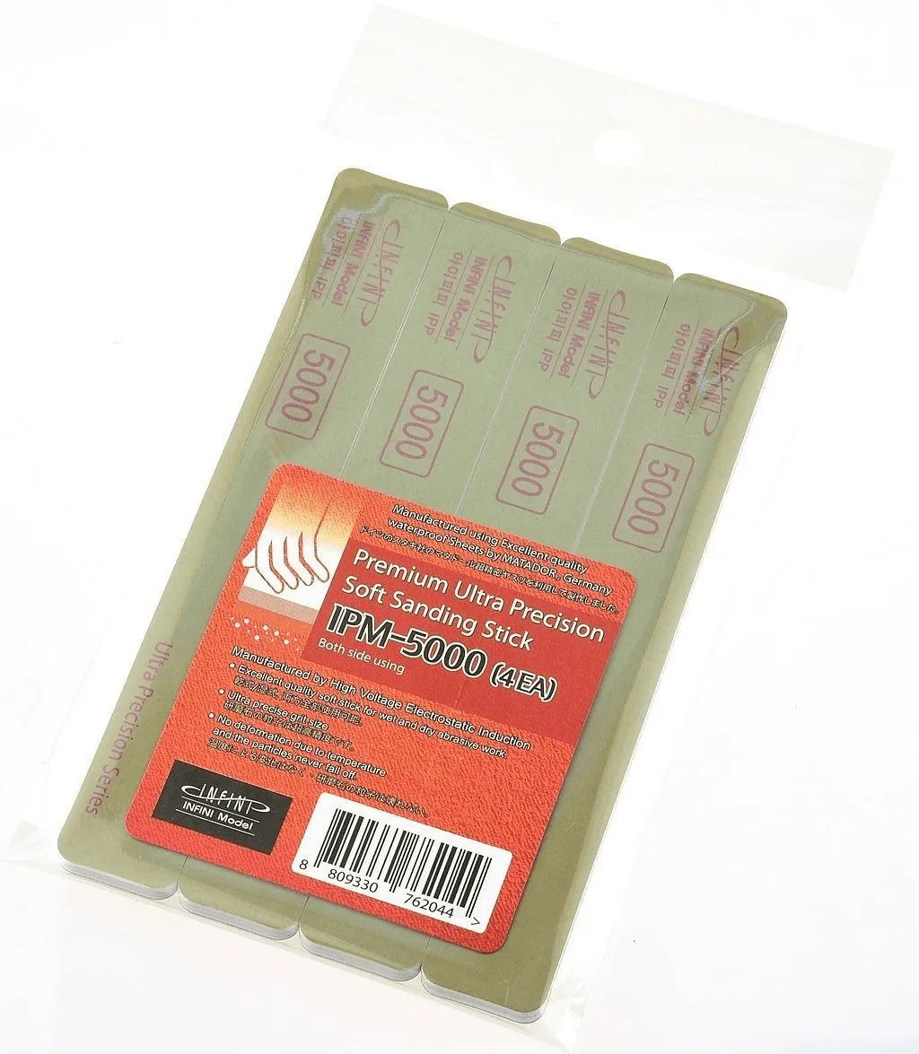 Infini Model Premium Ultra Precision Soft Sanding Stick (4pcs)