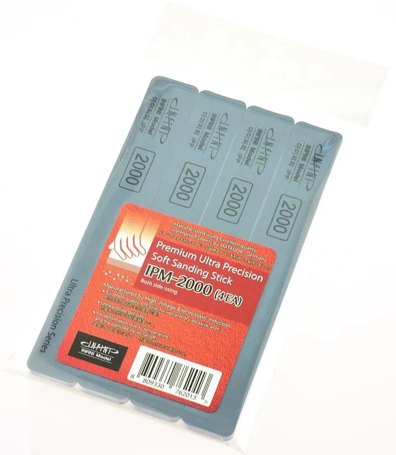 Infini Model Premium Ultra Precision Soft Sanding Stick (4pcs)