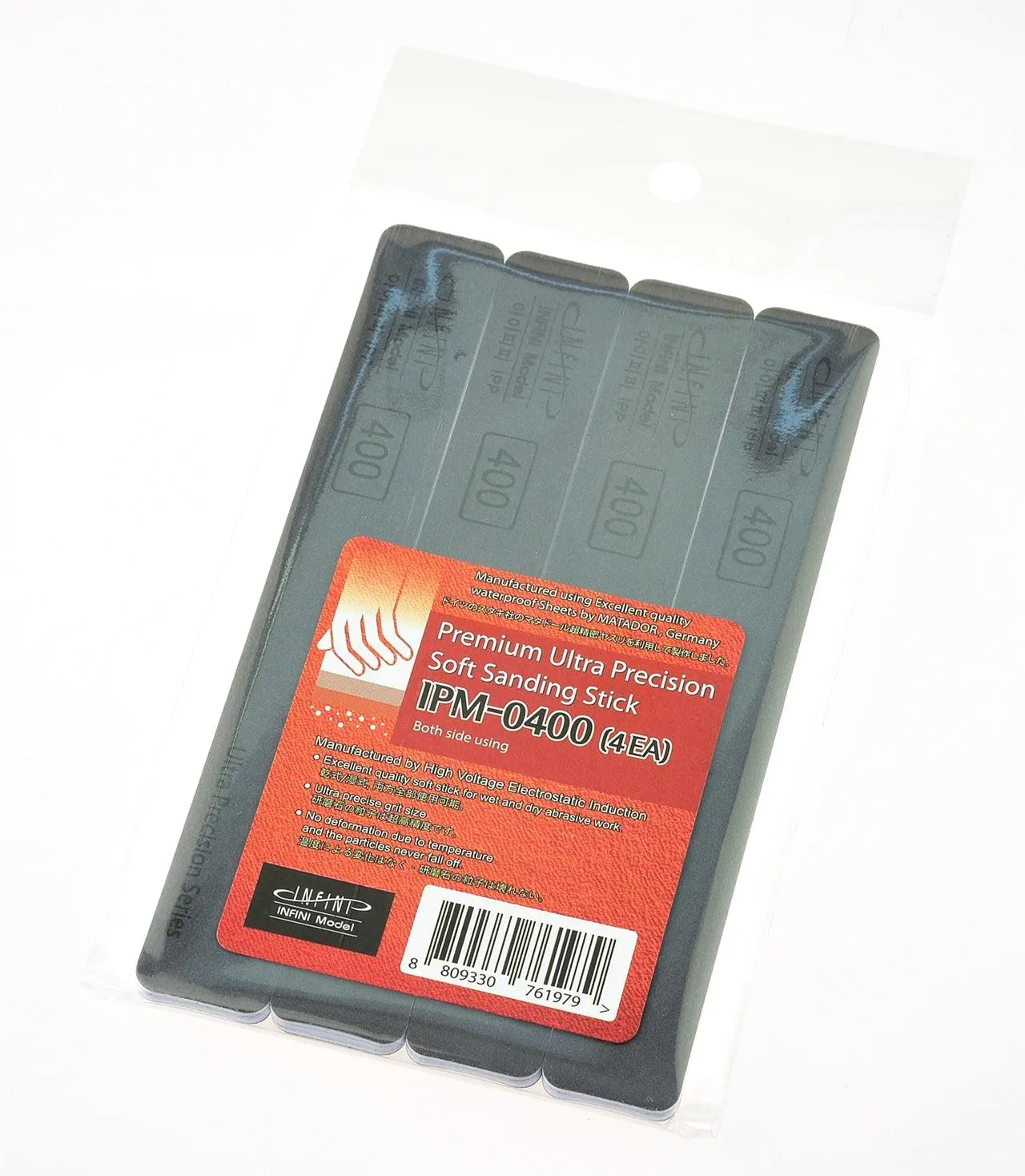 Infini Model Premium Ultra Precision Soft Sanding Stick (4pcs)