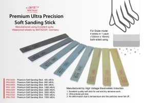 Infini Model Premium Ultra Precision Soft Sanding Stick (4pcs)