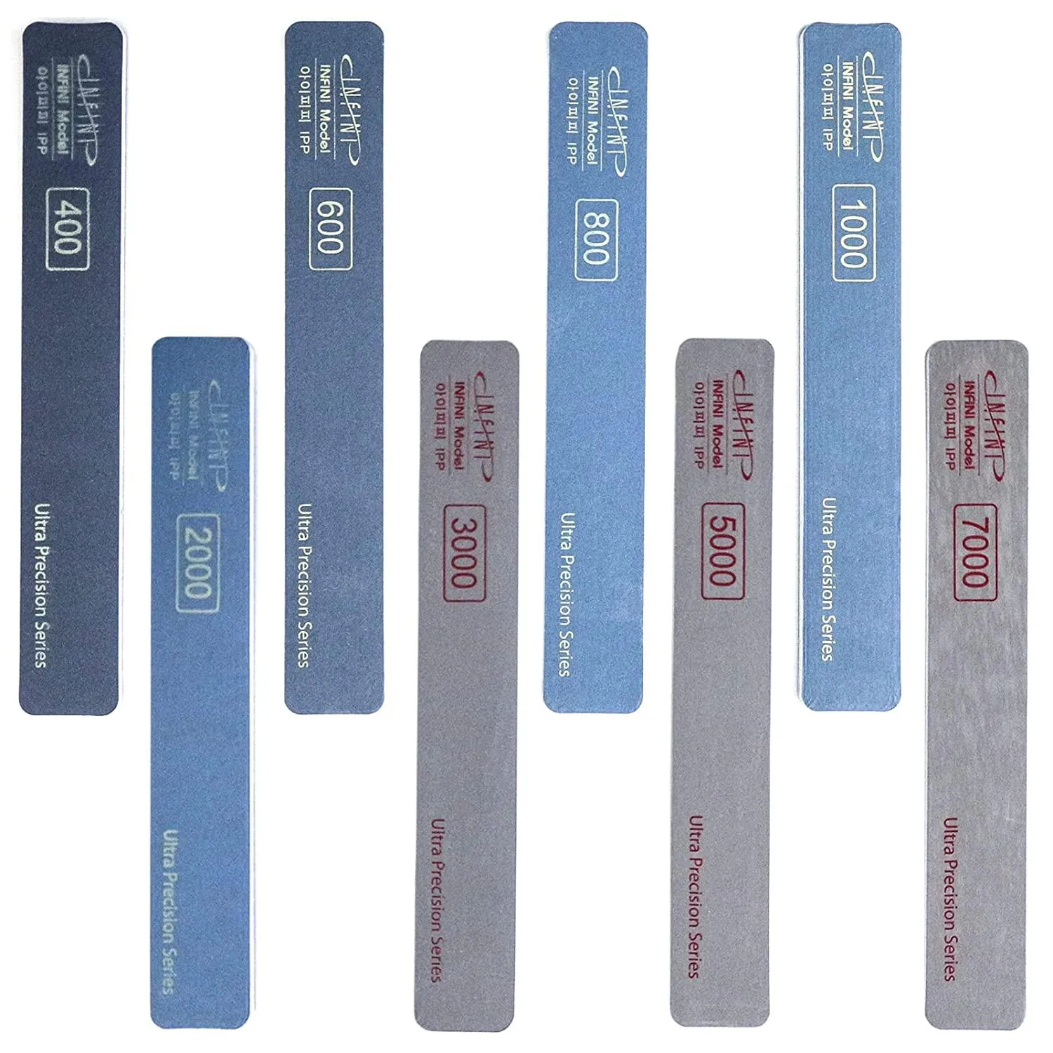 Infini Model Premium Ultra Precision Soft Sanding Stick Full Set (220-7000) (8pcs) IPM-0000
