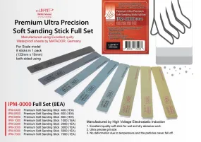 Infini Model Premium Ultra Precision Soft Sanding Stick Full Set (220-7000) (8pcs) IPM-0000