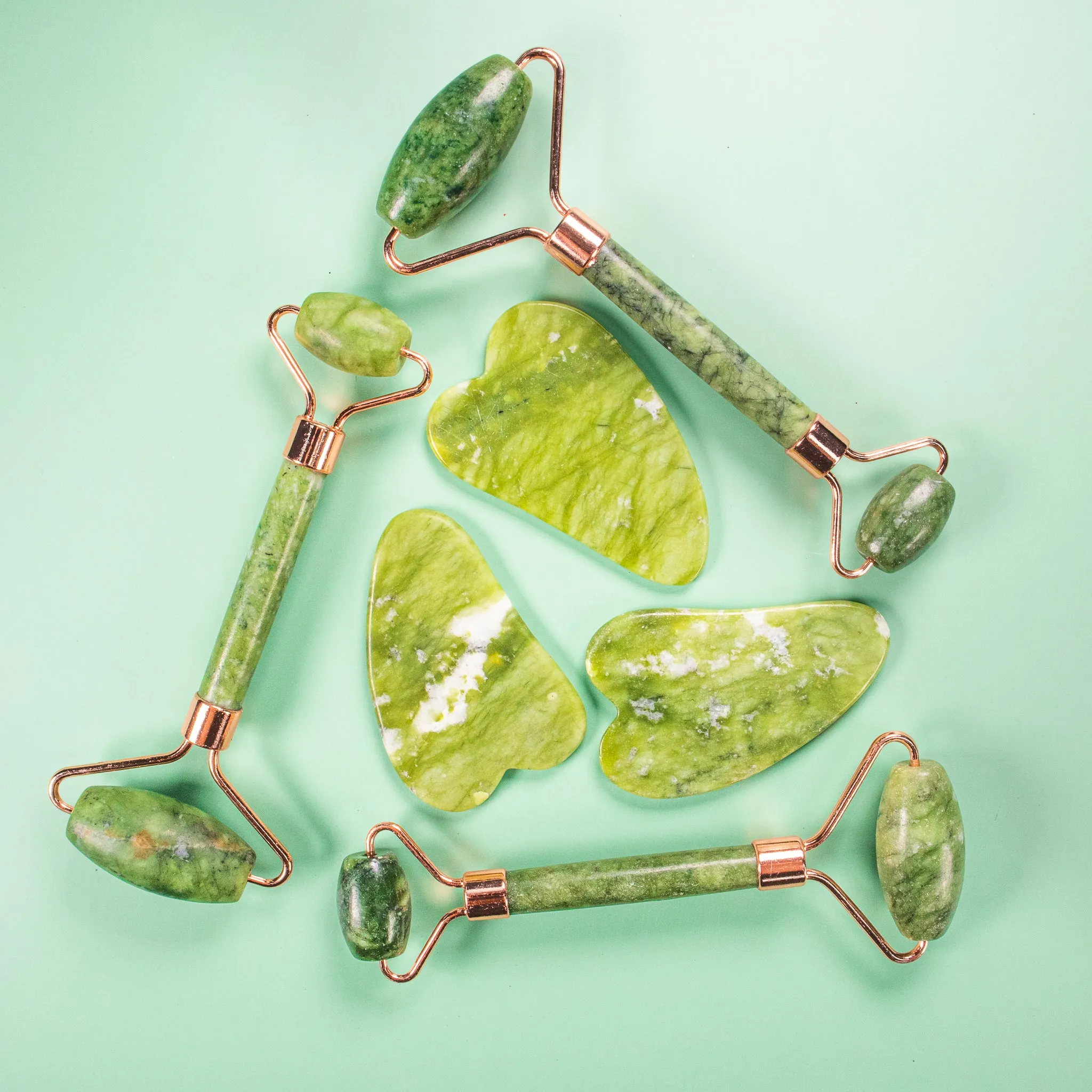 Jade Roller and Gua Sha Set