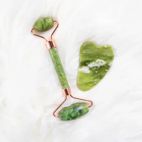 Jade Roller and Gua Sha Set