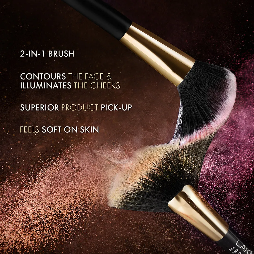 Lakmē Absolute Makeup Master Tools -  Dual Ended Blush and Contour Brush