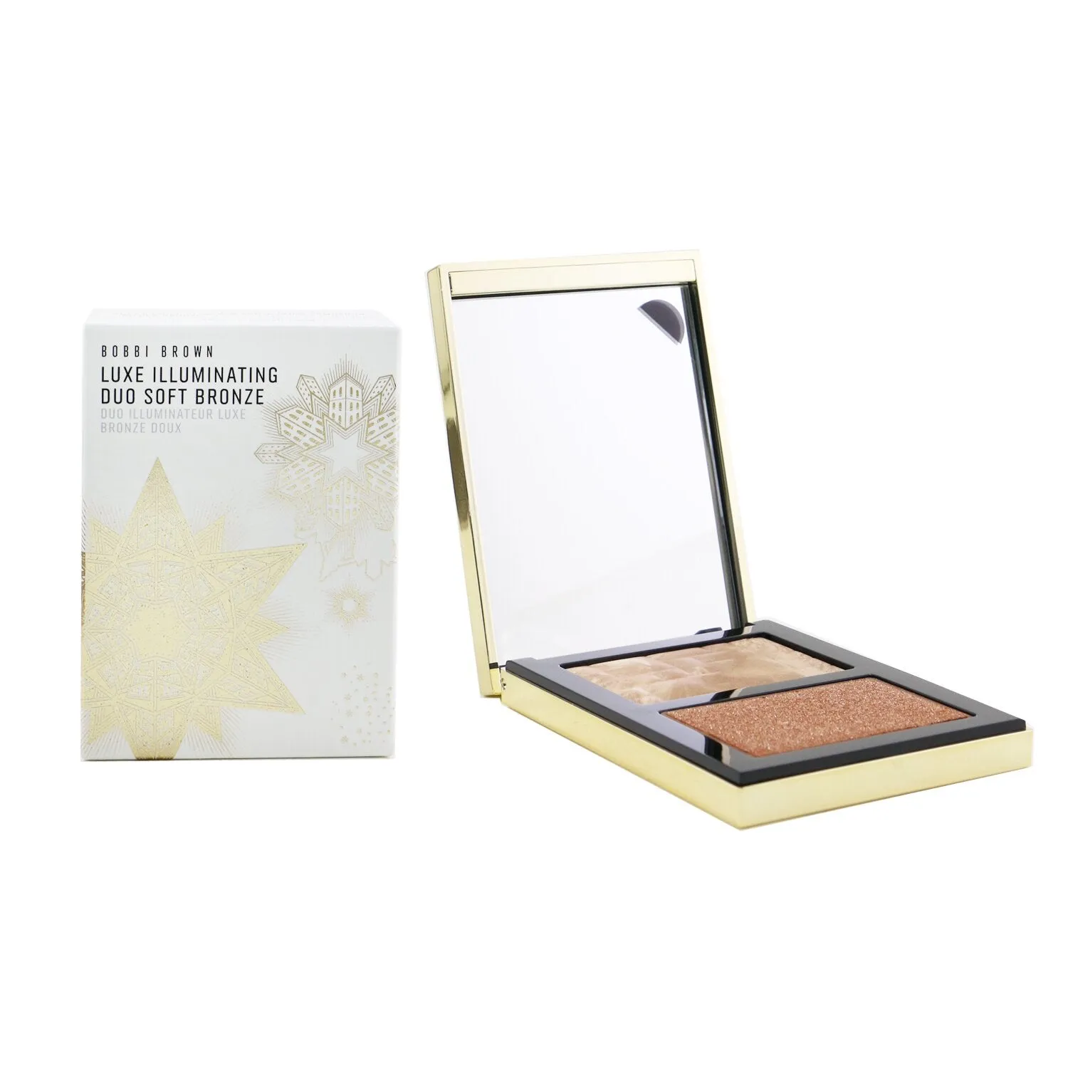 Luxe Illuminating Duo (Highlighting Powder   Shimmering Powder) - # Soft Bronze